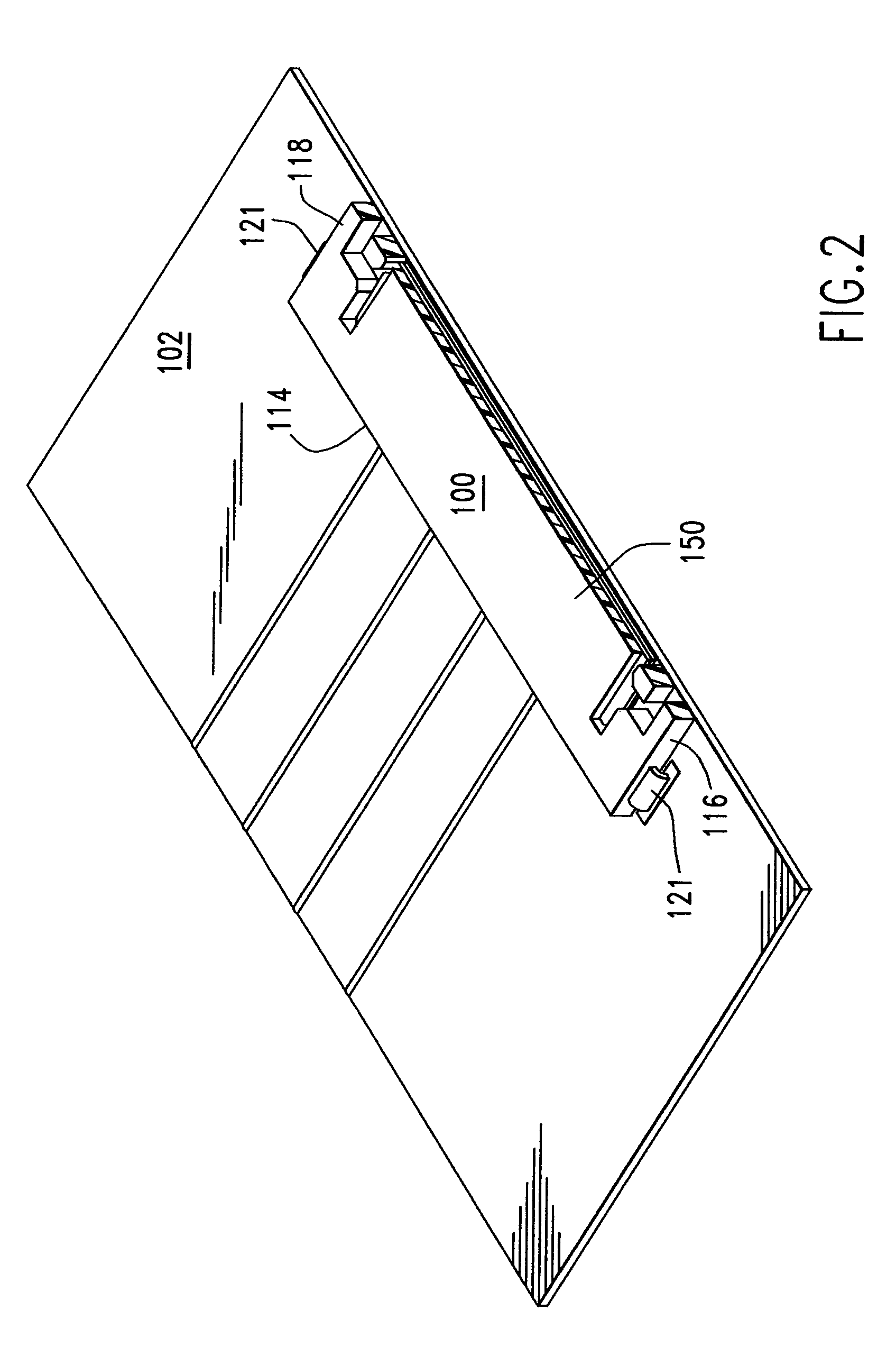 Capacitively coupled connector for flexible printed circuit applications