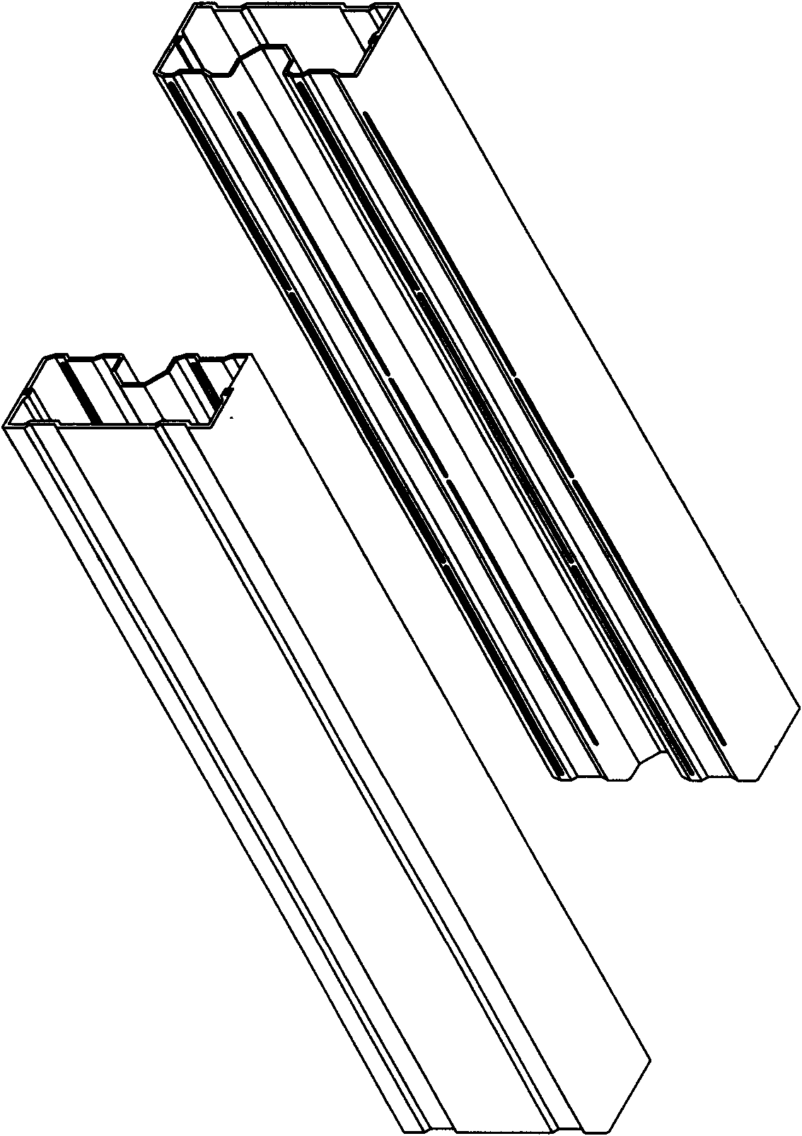 Small film processor drying air duct