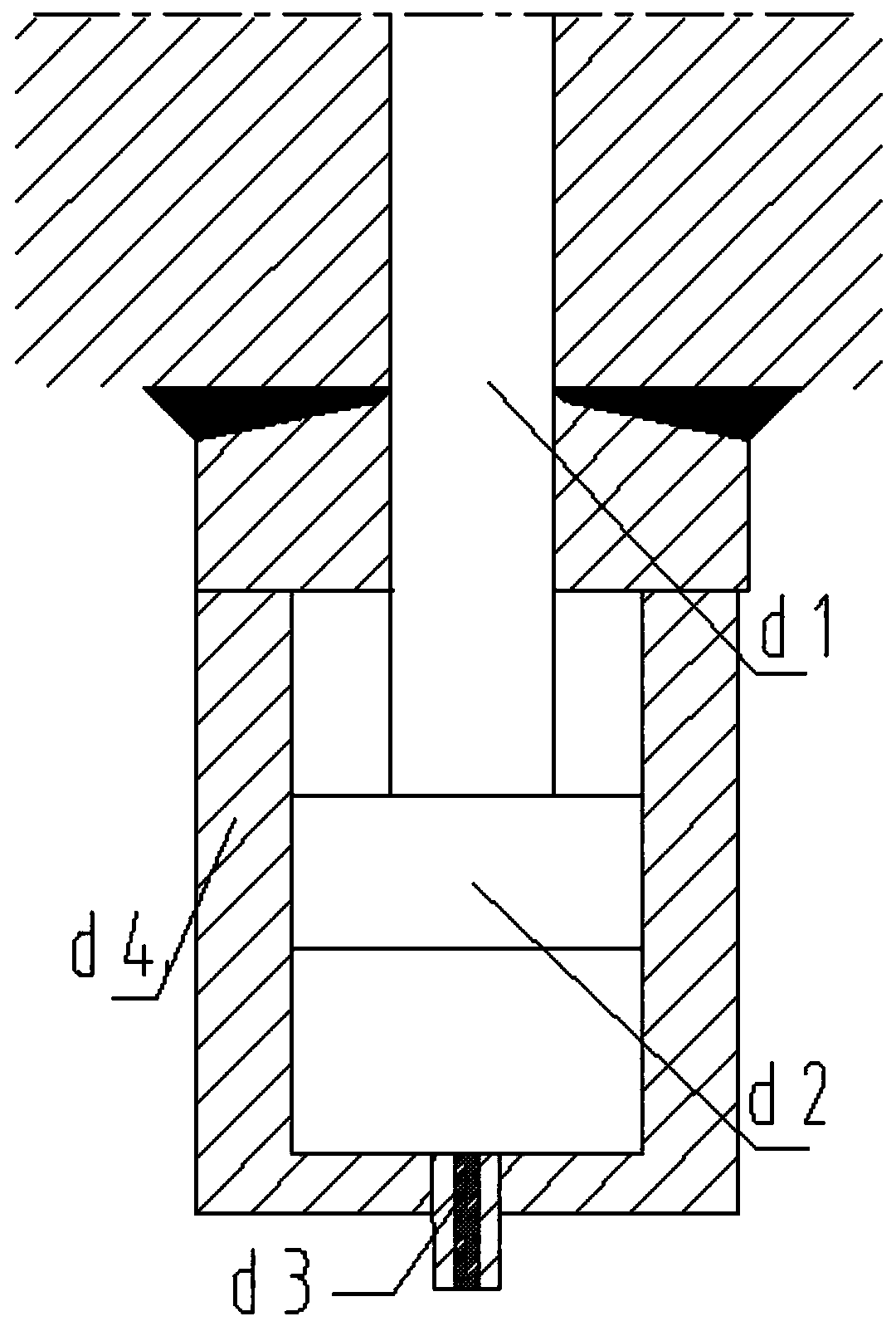 Combined loading buckling test method for submarine pipeline under complex load