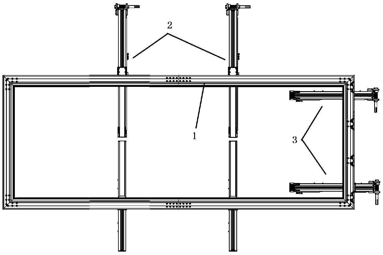 Suspension embroidery frame device of computerized embroidery machine
