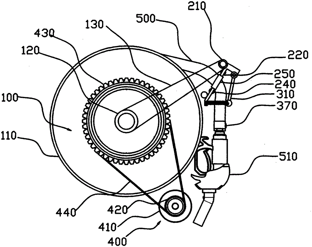 A reel device and refueling truck