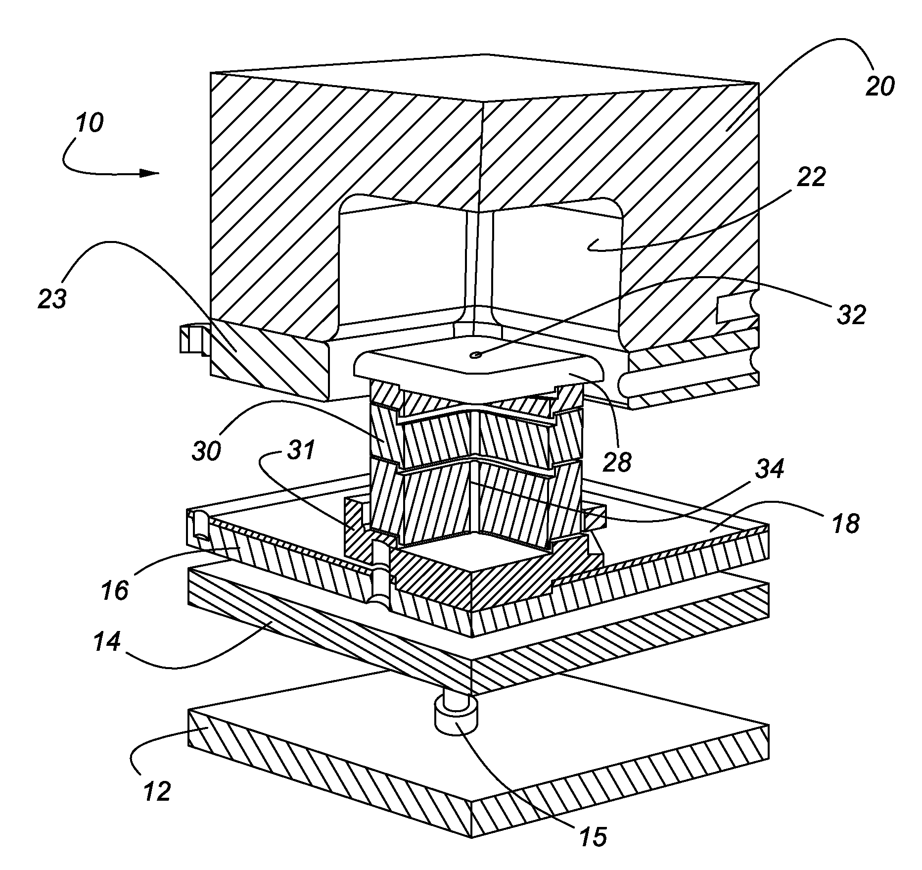 Method and apparatus for gas management in hot blow-forming dies