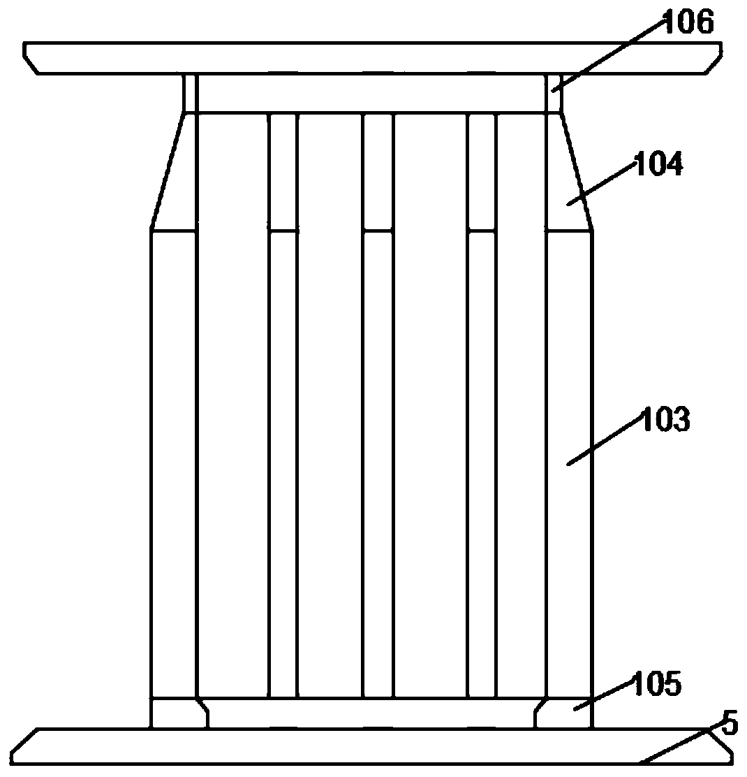 A sealed shell structure of a new energy vehicle charging pile