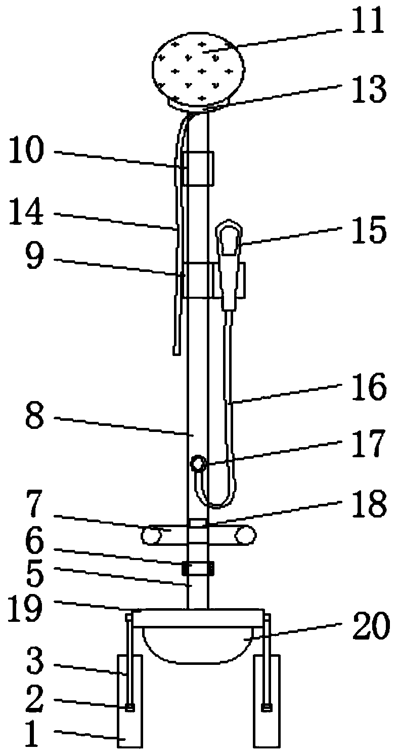 Energy-saving environment-friendly shower device