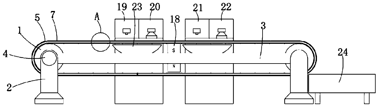 Device for coating protective material on surface of chip electronic component