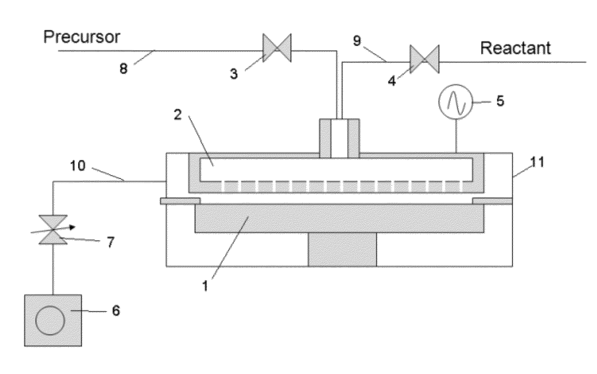 Method of depositing film by atomic layer deposition with pulse-time-modulated plasma