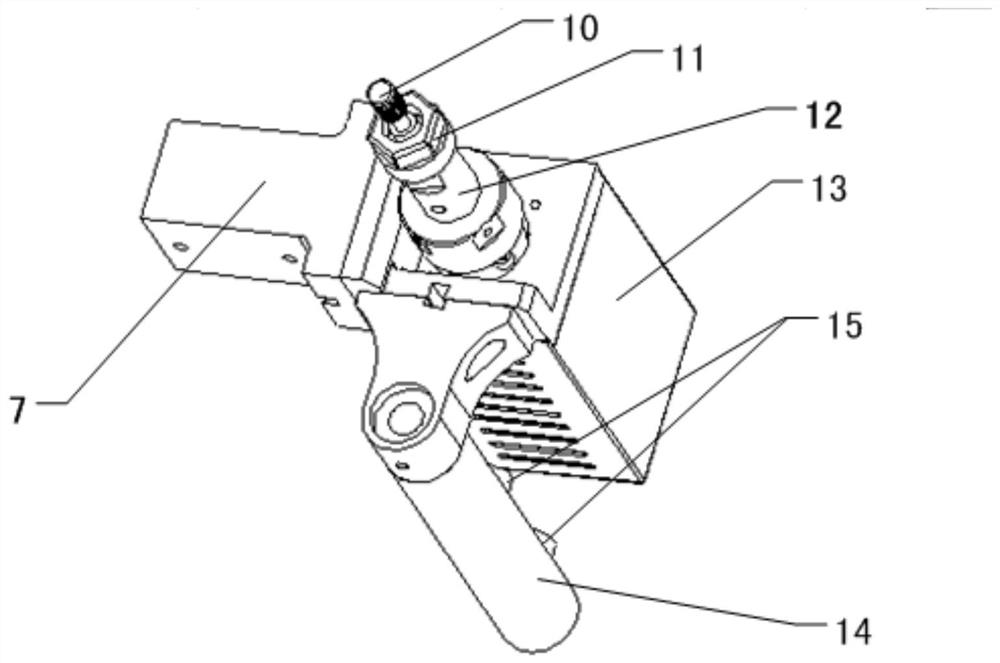 Movable semi-automatic internal thread detection device