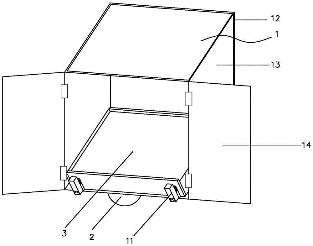 Material transporting vehicle for oral liquid workshop