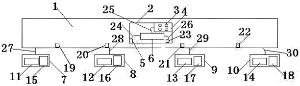 An energy-saving elevator simulation control system and control method