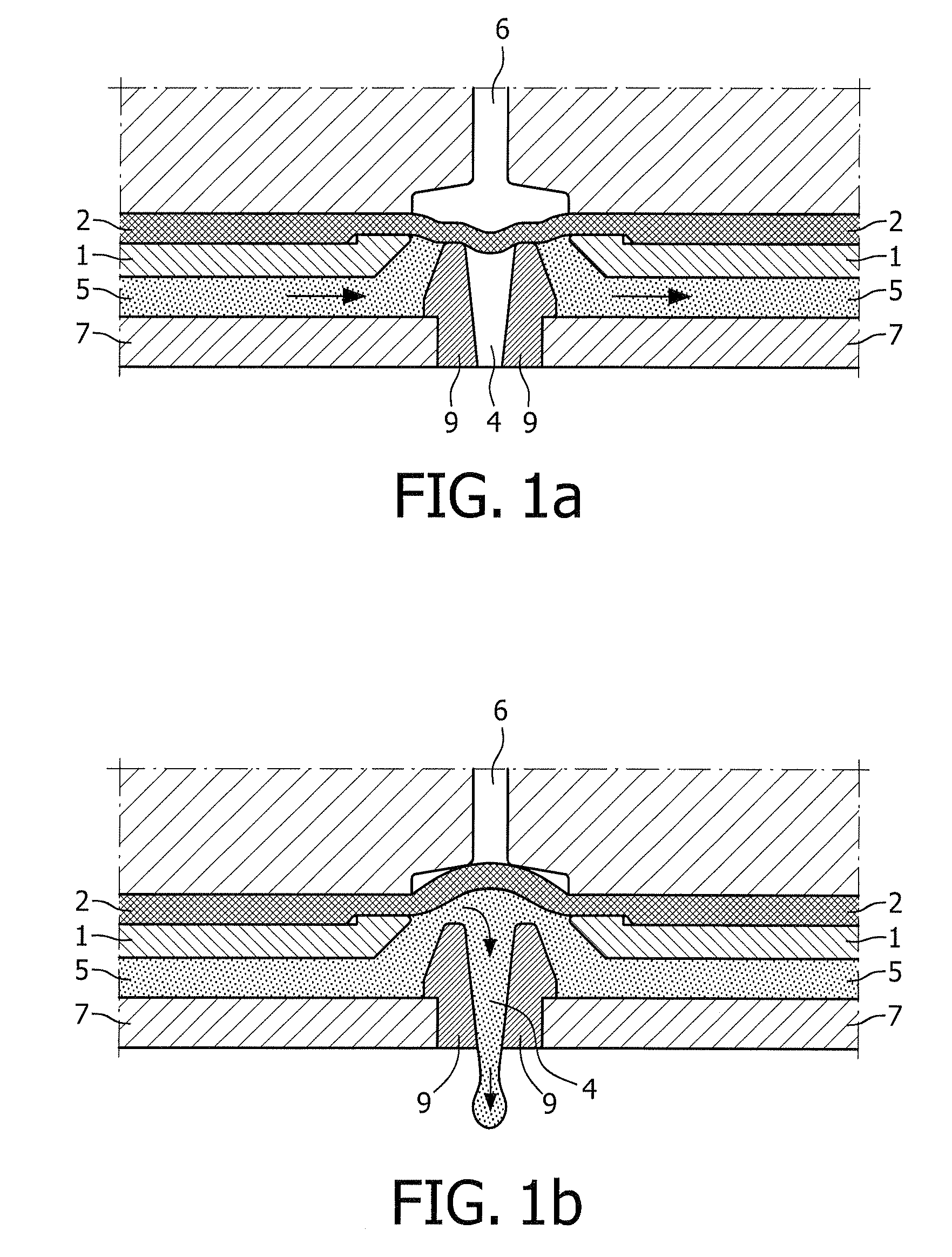 Method and device for dispensing a liquid