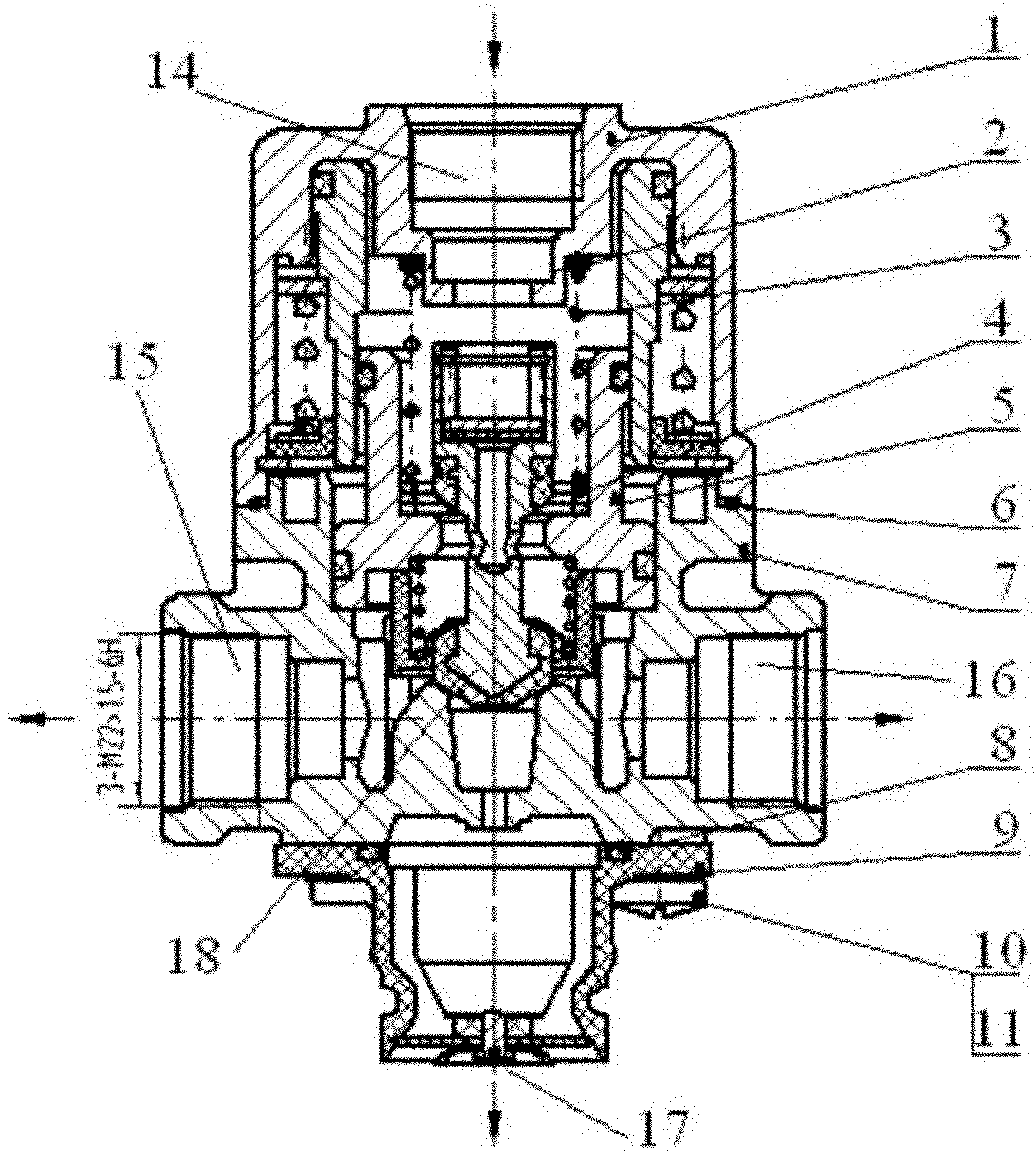 Matching valve of heavy truck braking system