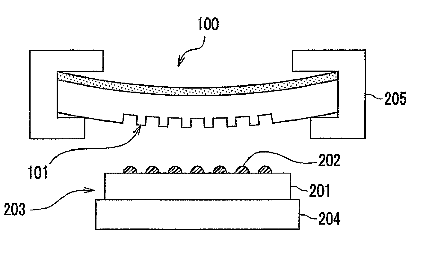 Stamper for minute structure transfer and a method for manufacturing the same