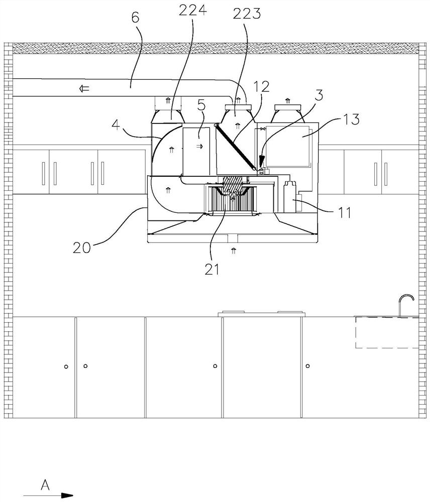 Kitchen air conditioning system