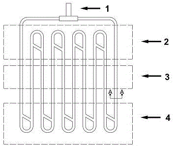 Pulsating heat pipe with tilt-angle communicating pipe structure