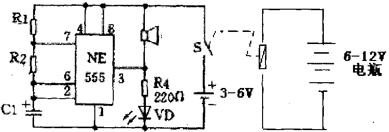 Automotive battery burglar alarm