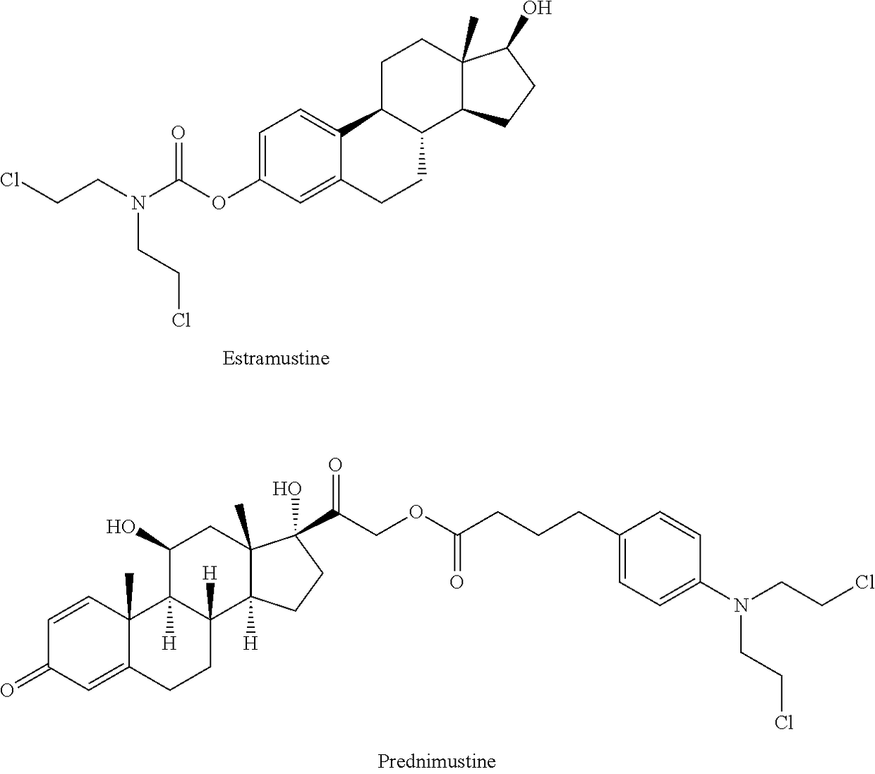 Esters of steroidal lactam and bis(2-chloroethyl) aminophenoxy propanoic acid derivatives