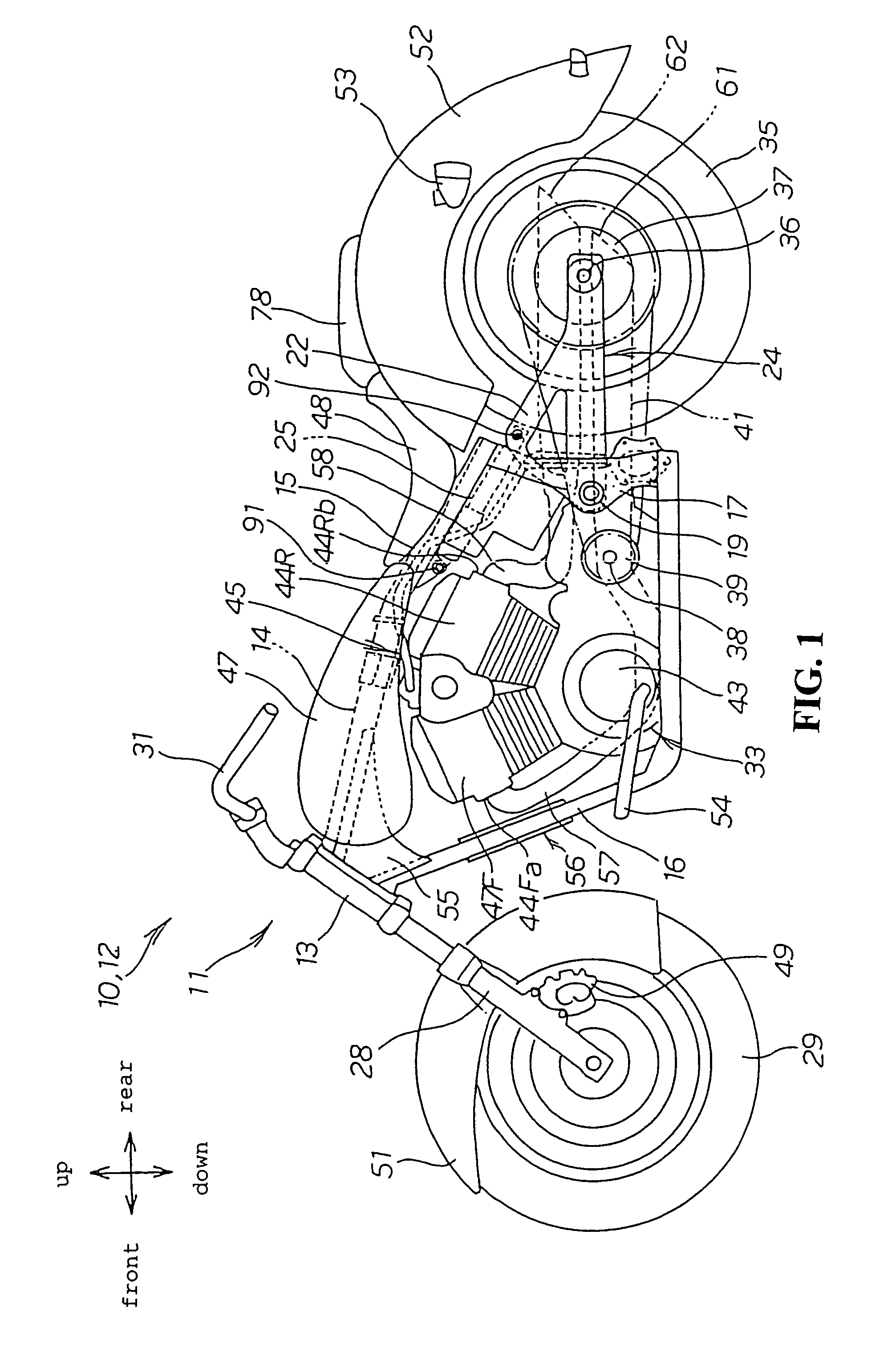 Wire/pipe support device of motorcycle