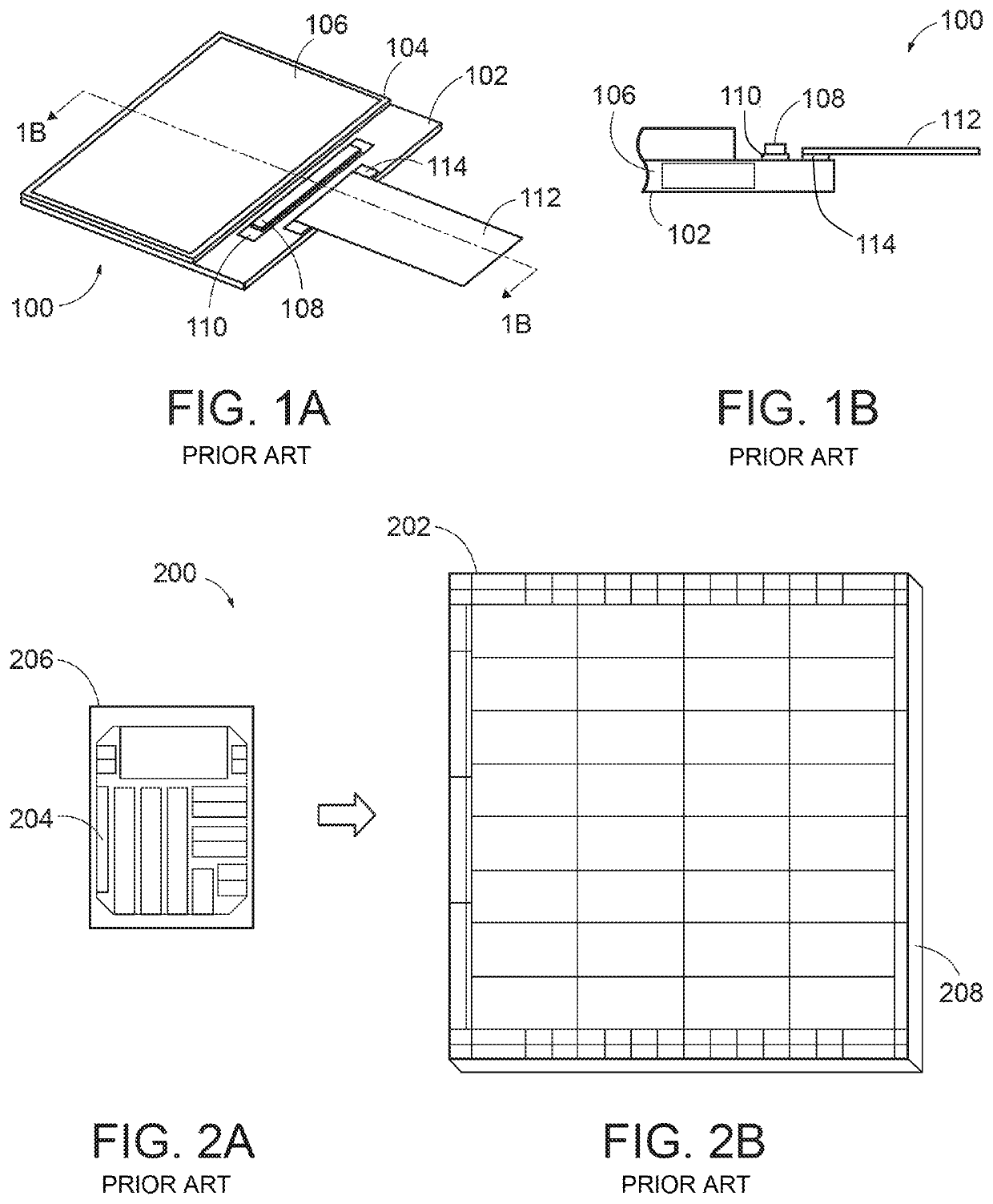 Large area display and method for making same