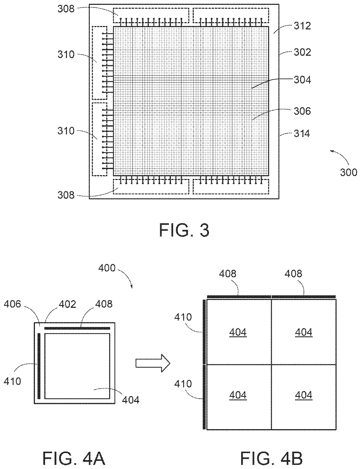 Large area display and method for making same