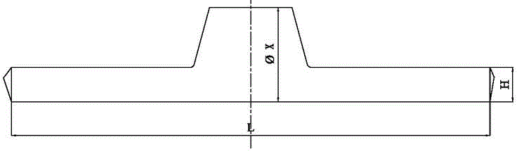 Forging forming method of large marine crank