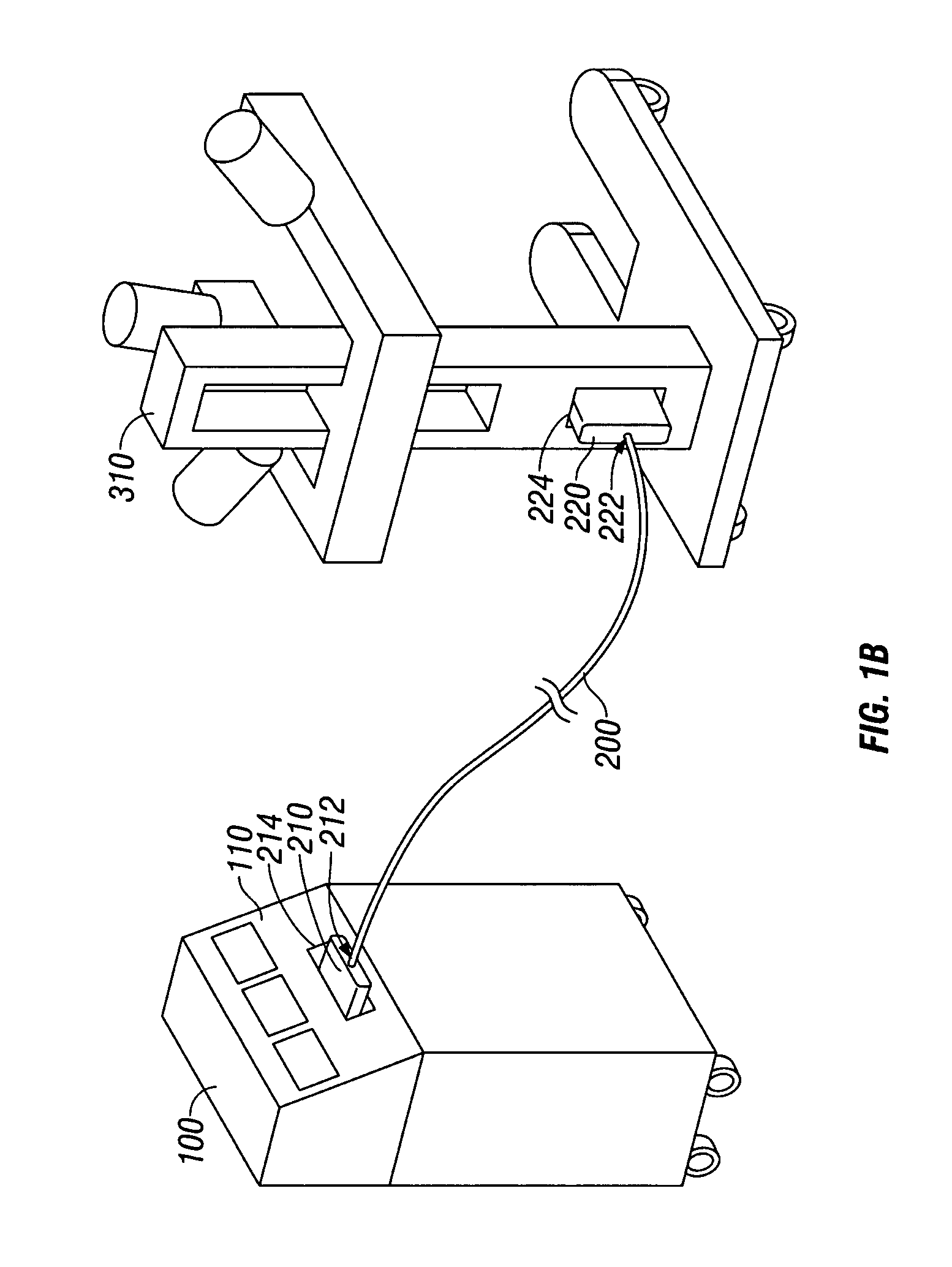 Connection cable and method for activating a voltage-controlled generator