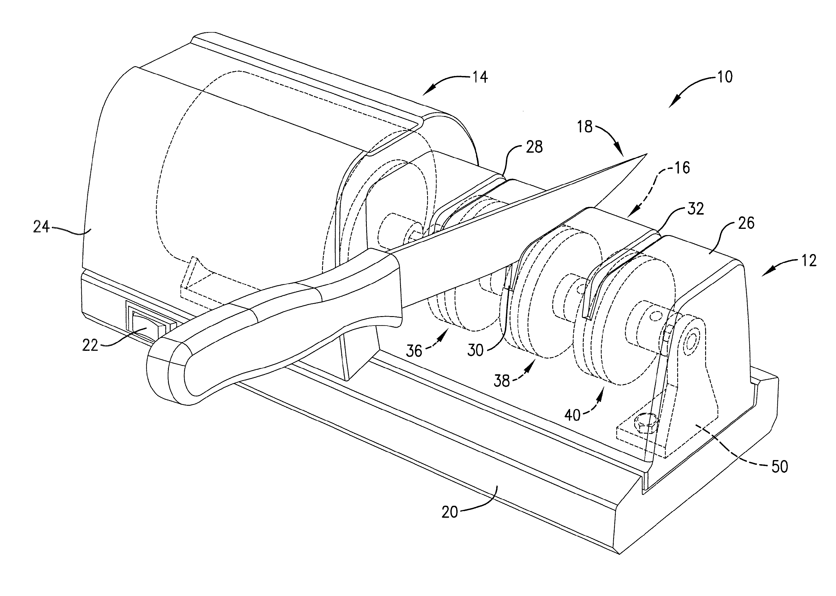 Knife blade dressing apparatus