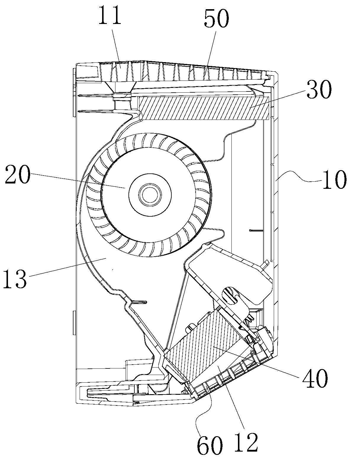 Wall-mounted disinfection equipment