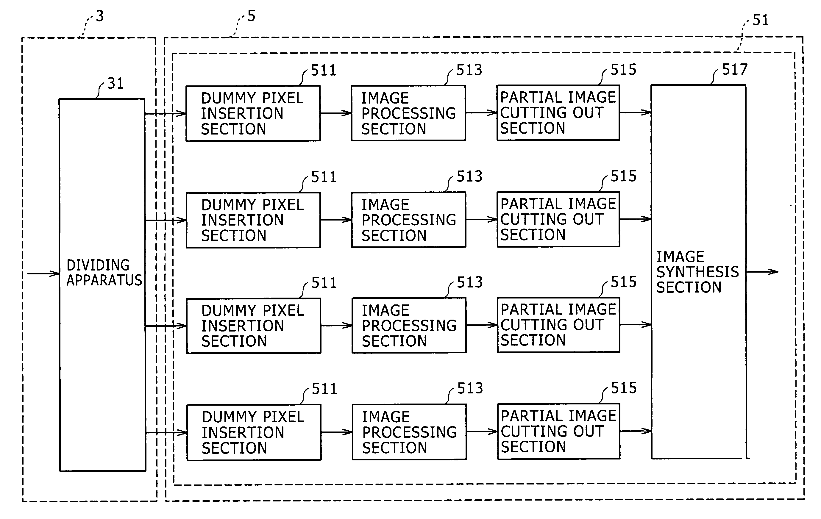 Image display system, display apparatus, image re-synthesis apparatus, image re-synthesis method, and recording medium