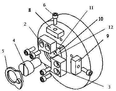 A clamping device for thin plate workpieces with holes