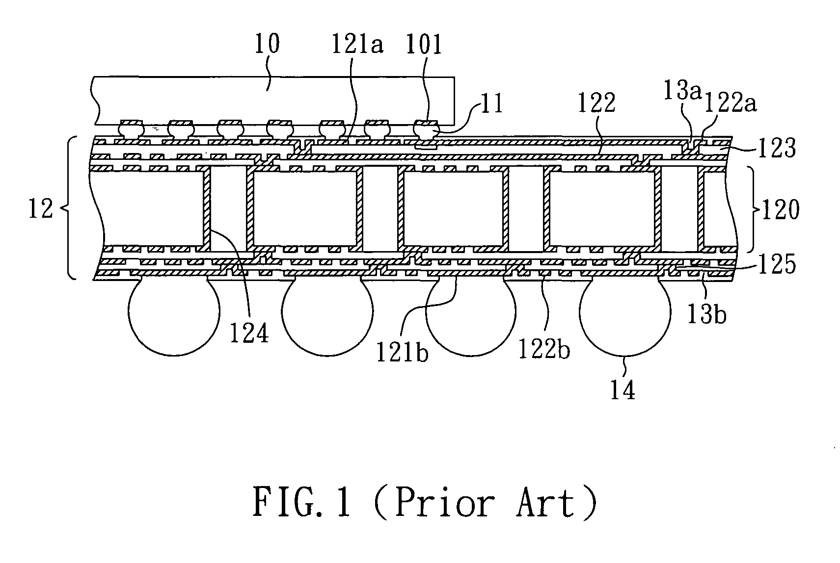 Package structure in which coreless substrate has direct electrical connections to semiconductor chip and manufacturing method thereof