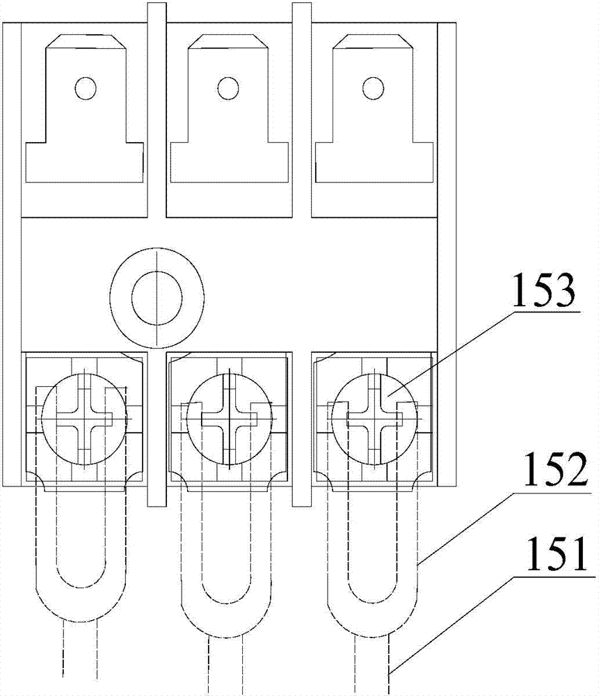 Winding temperature test system and method