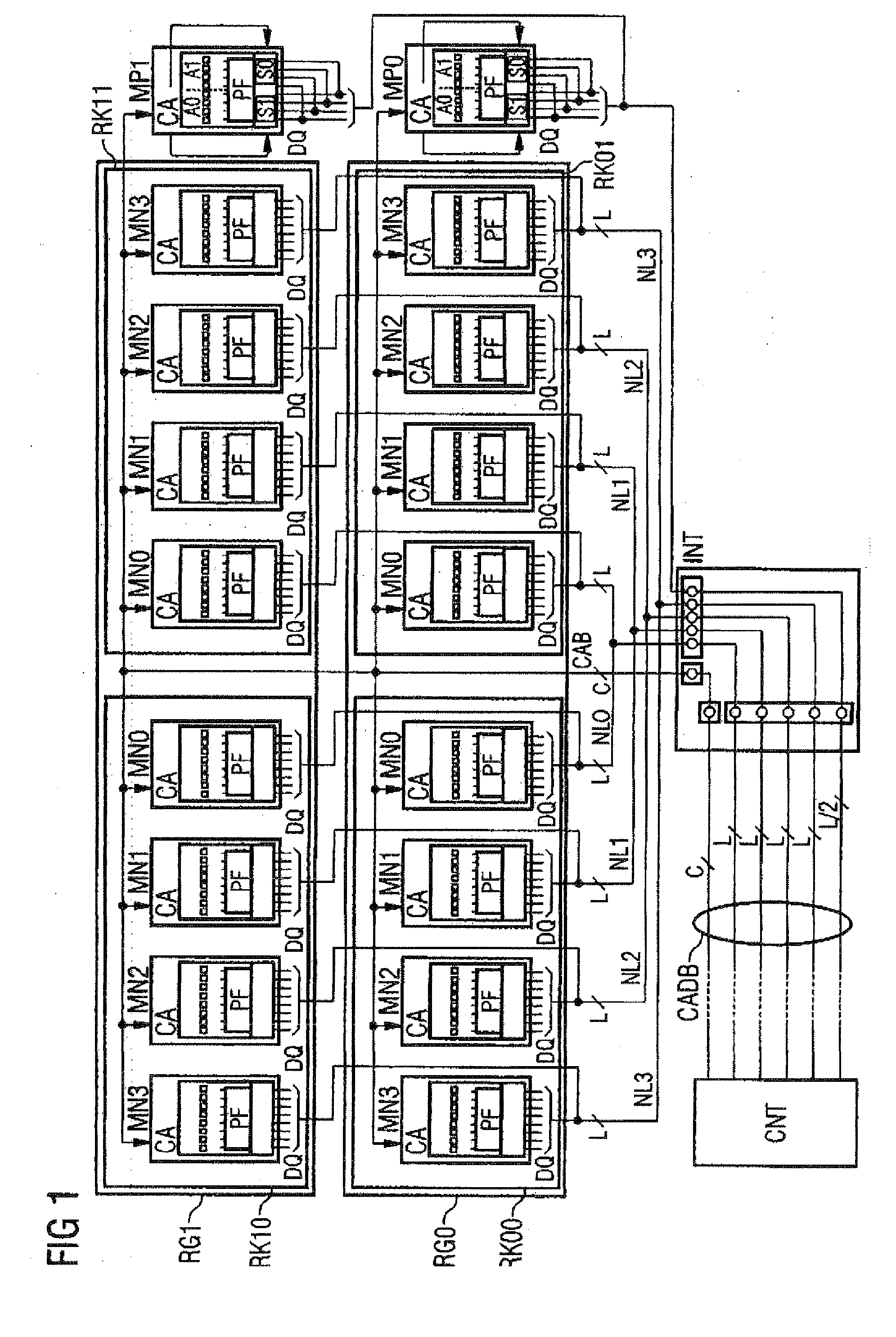 Memory module comprising a plurality of memory devices