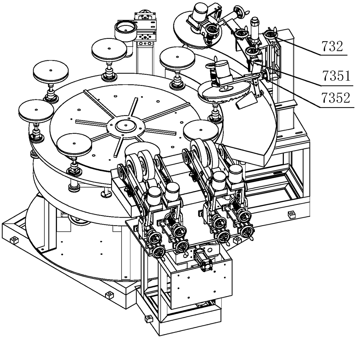 Intelligent robot flexible production system