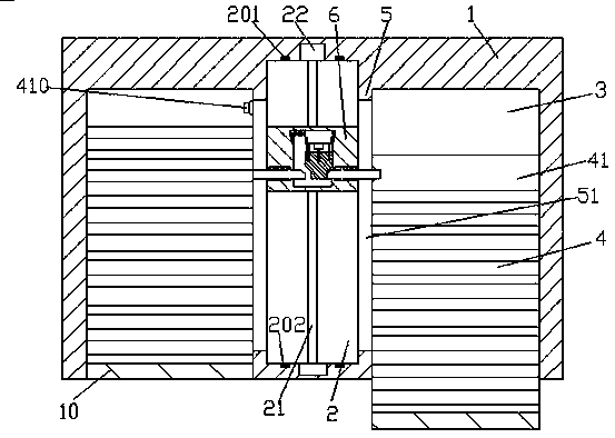 A high-efficiency steam box mechanism