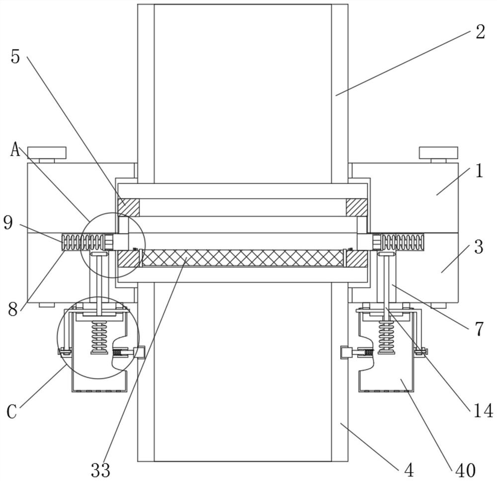 Water diversion device for hydraulic engineering construction based on ecological protection technology