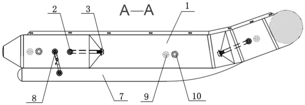 Multi-air-bin inflatable device and inflatable boat