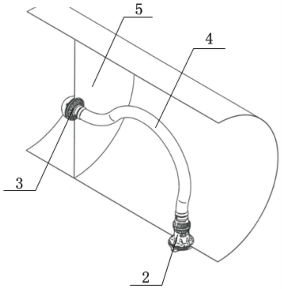 Multi-air-bin inflatable device and inflatable boat