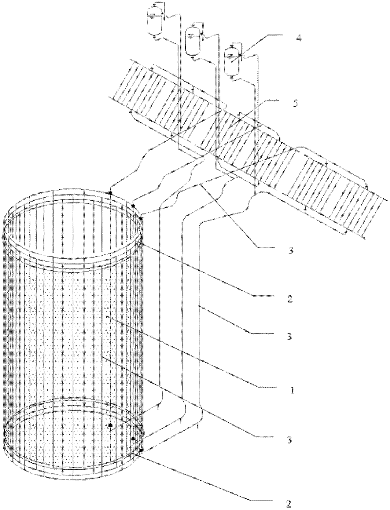 Passive residual heat removal system for high temperature gas cooled reactor