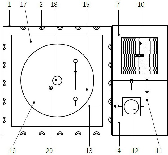 Circulating temperature-controlled microalgae illumination culture device