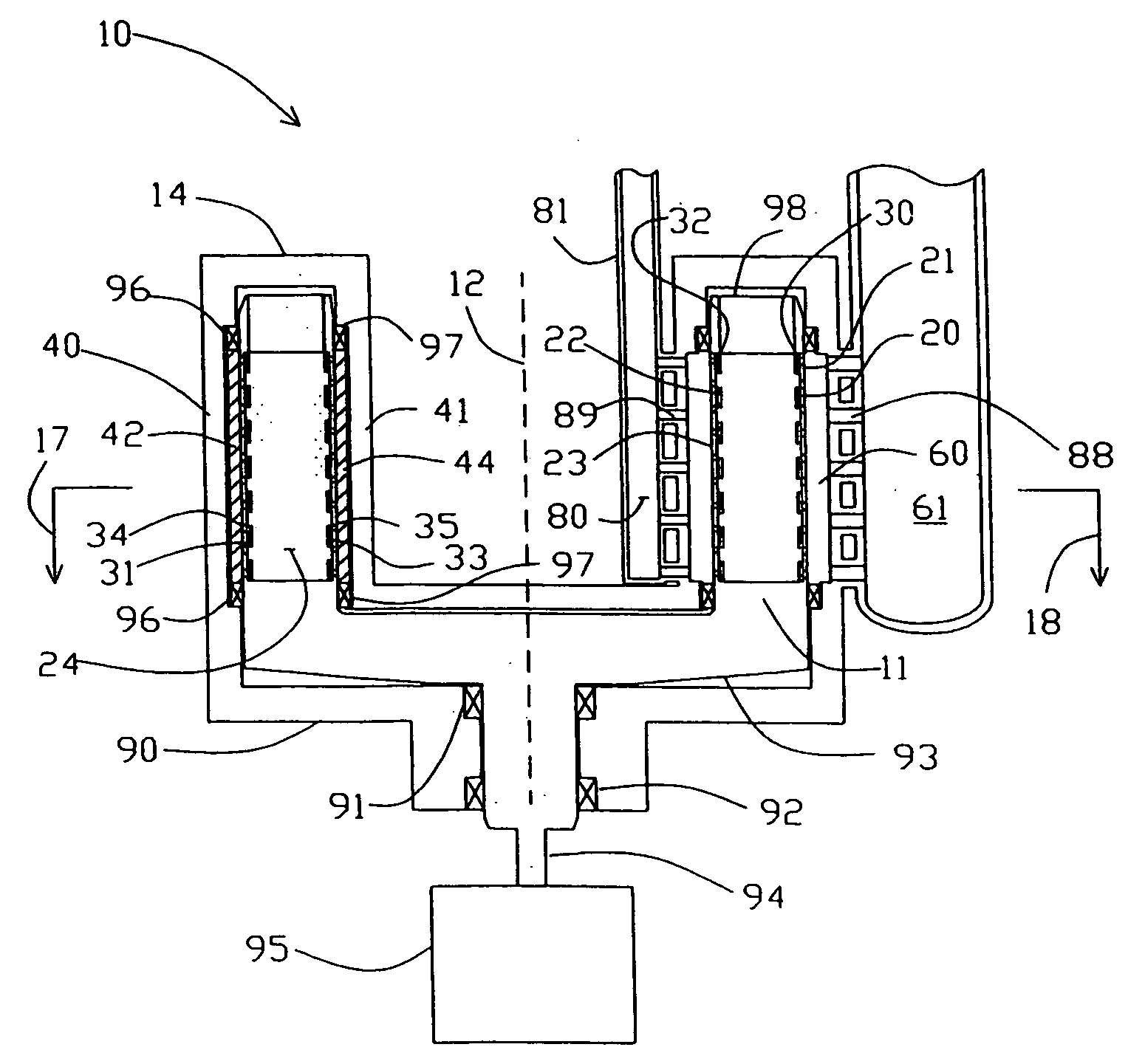 Electrical current generation system