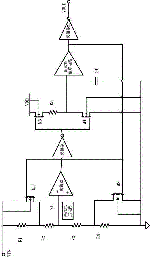 An anti-interference low-voltage detection circuit
