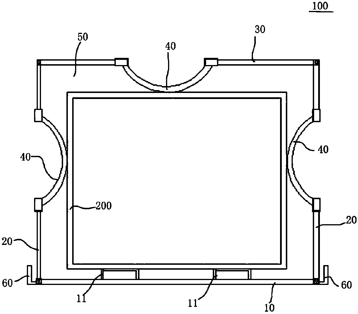 Device for automobile coating