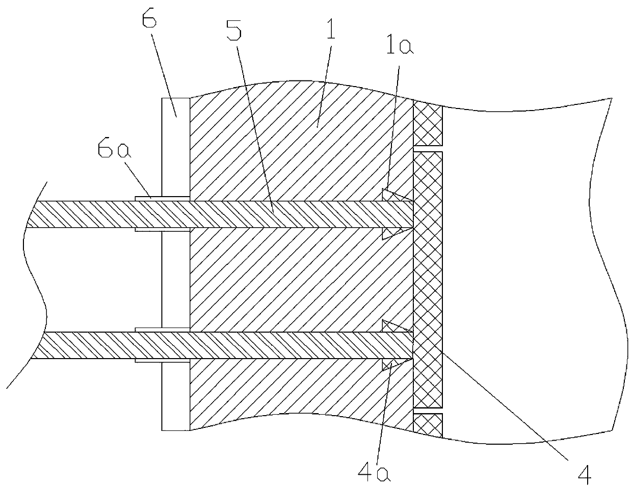 Graphite isolation device for float glass forming process