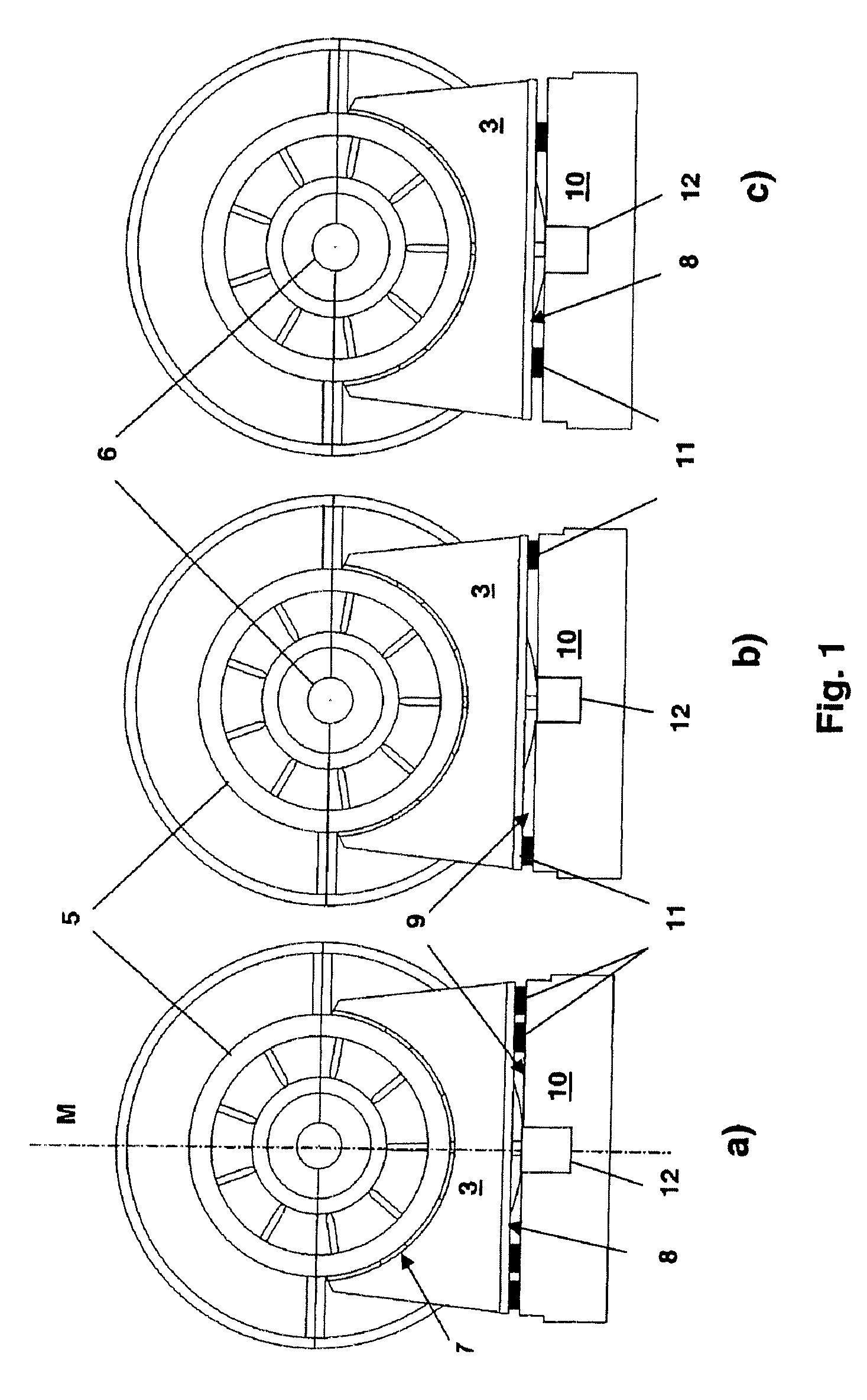 Device and method for mounting a turbine engine