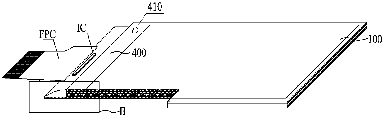 Display module with reflection structure and manufacturing method thereof