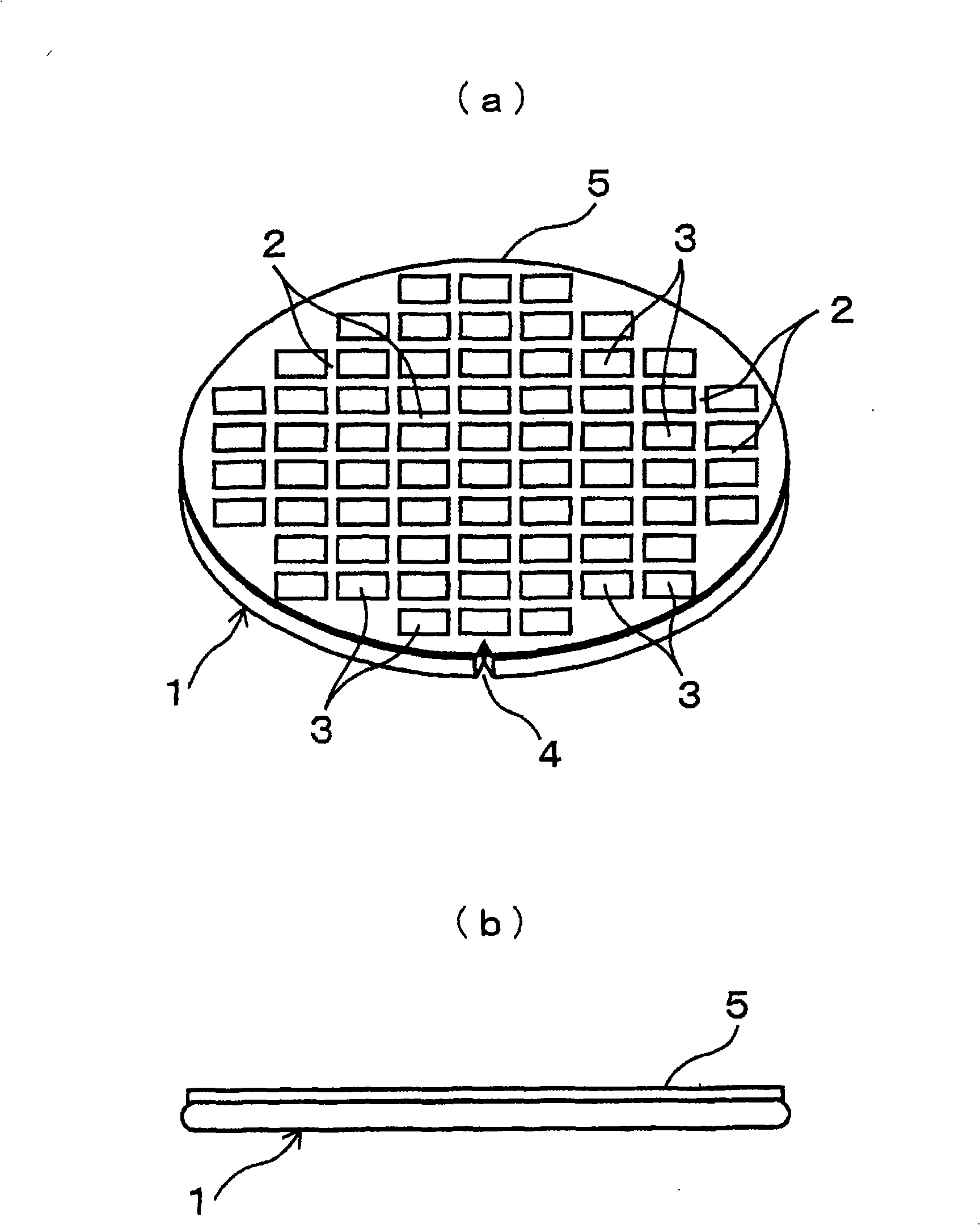 Milling processing device for wafer