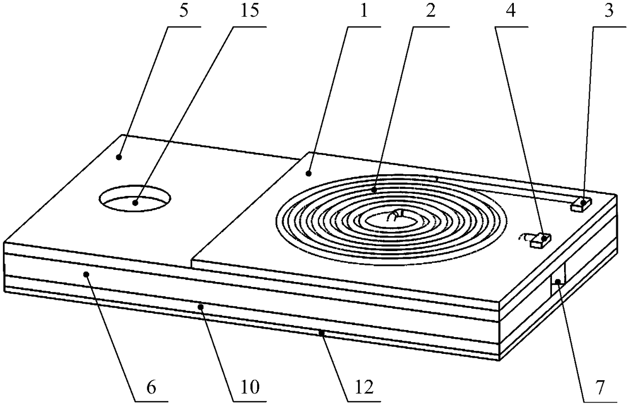 Sensitively heated liquid evaporation type micro-thruster and preparation method thereof