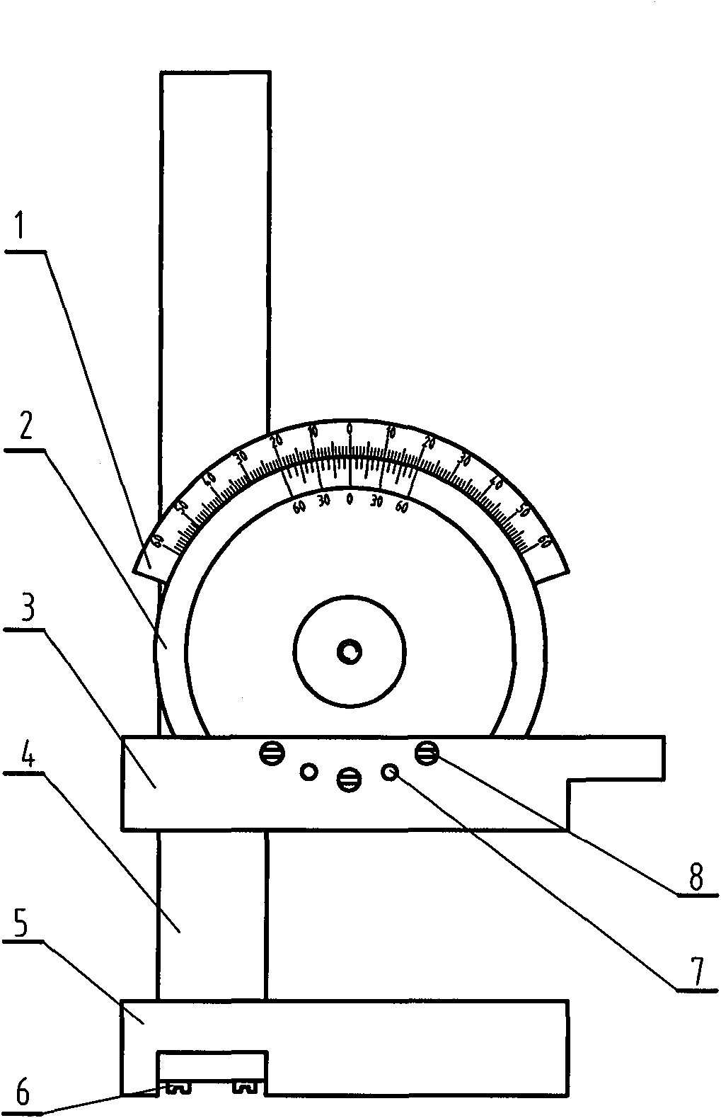 Special angle gauge for outer cone