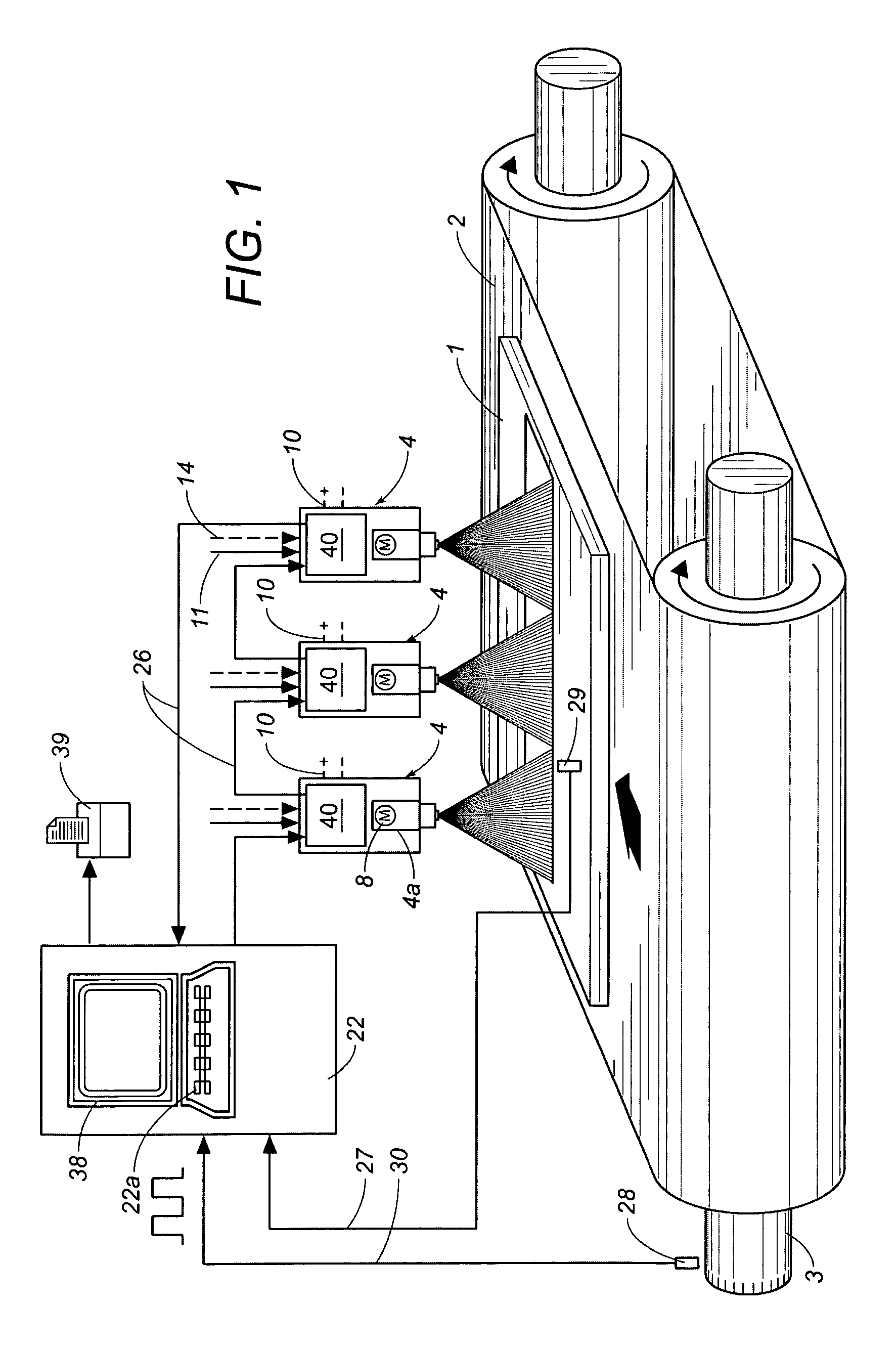 Device for applying a coating agent