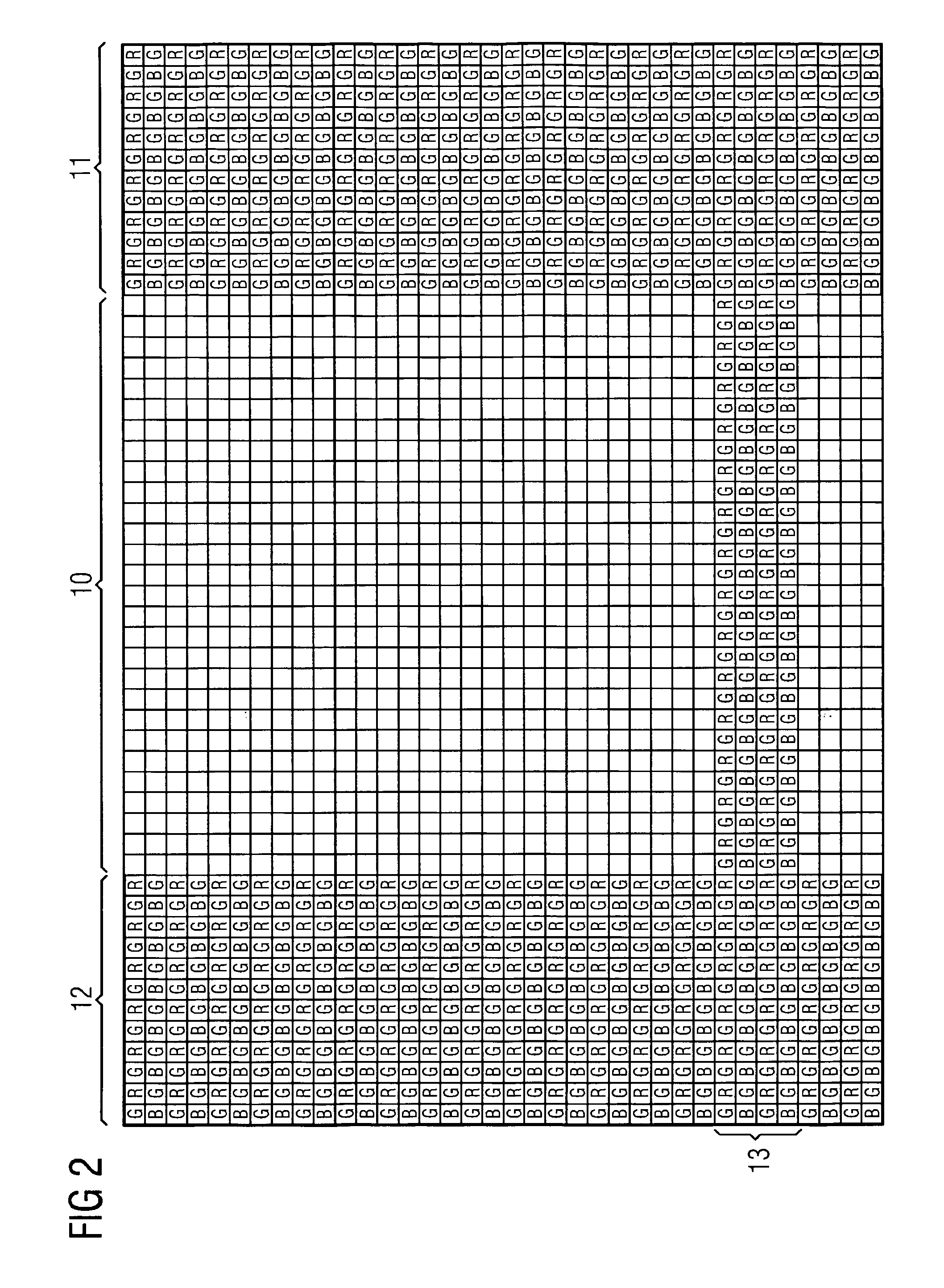 Imaging System for a Motor Vehicle, Having Partial Color Encoding